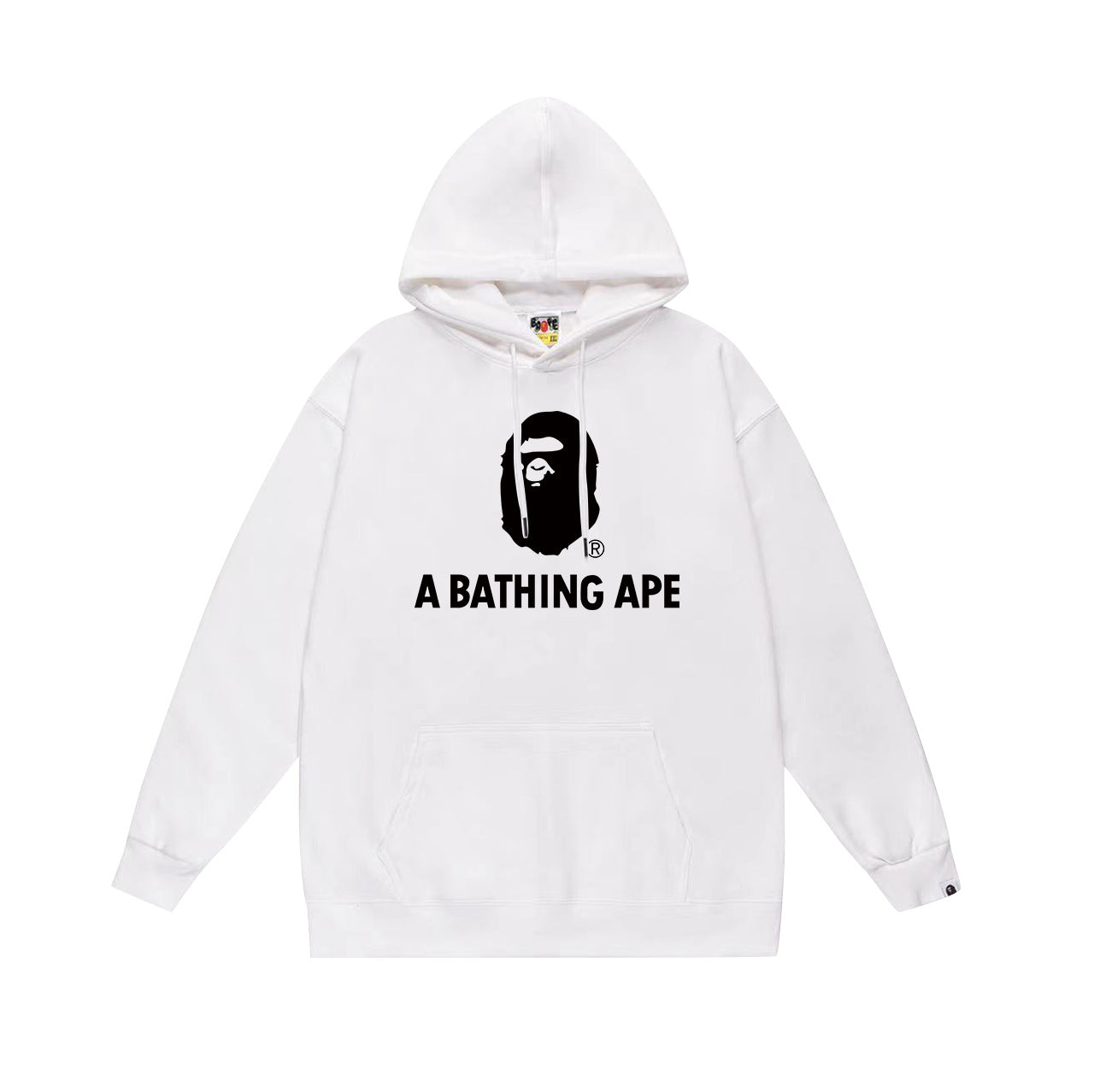 BAPE White APE Head Pullover Hoodie