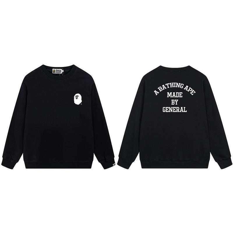 BAPE "Made By General" Logo Crewneck Sweatshirt
