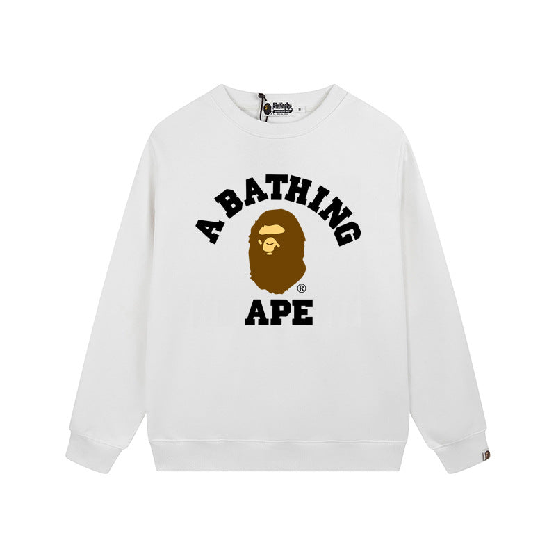 BAPE Classic College Logo Crewneck Sweatshirt (Black)