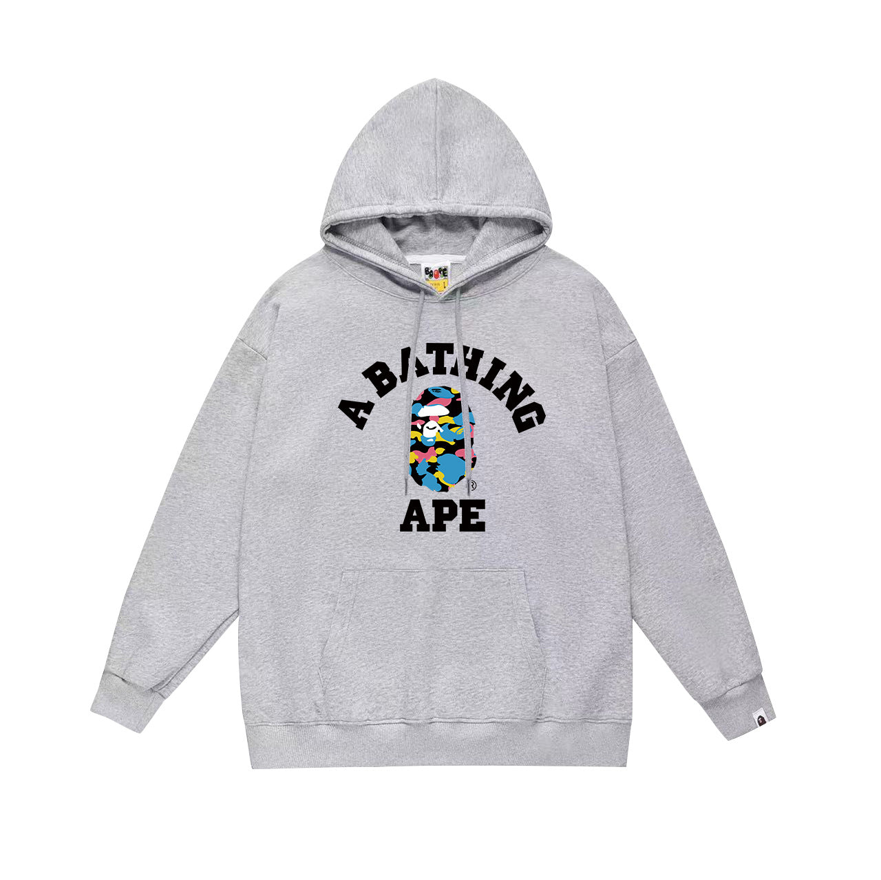 BAPE Multi-Camo College Logo Pullover Hoodie
