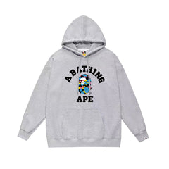 BAPE Multi-Camo College Logo Pullover Hoodie