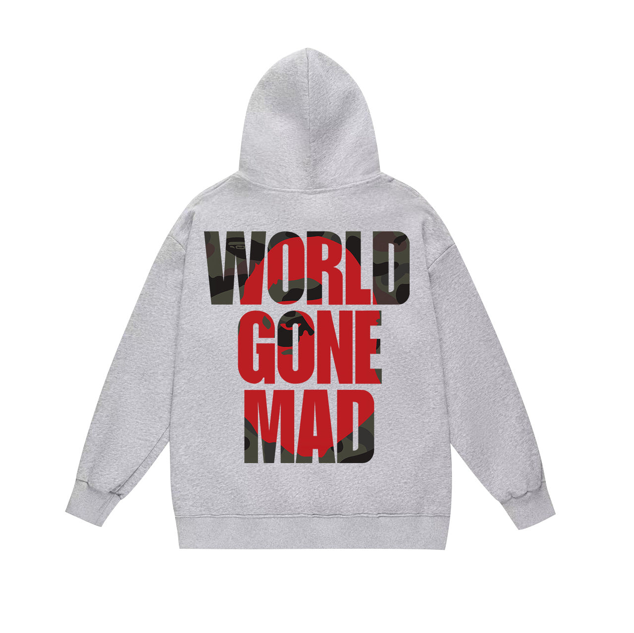 BAPE World Gone Mad APE Head Pullover Hoodie