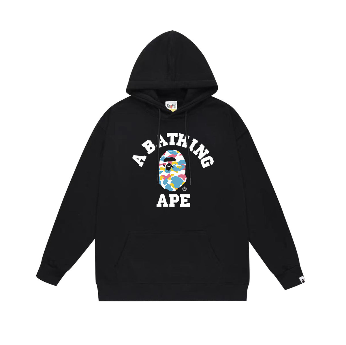 BAPE Multi-Camo College Logo Pullover Hoodie