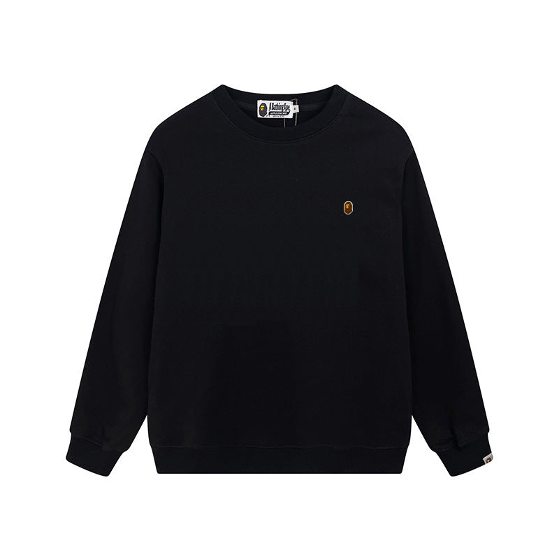 BAPE Minimalist Small APE Head Patch Crewneck Sweatshirt