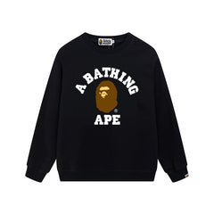 BAPE Classic College Logo Crewneck Sweatshirt (Black)