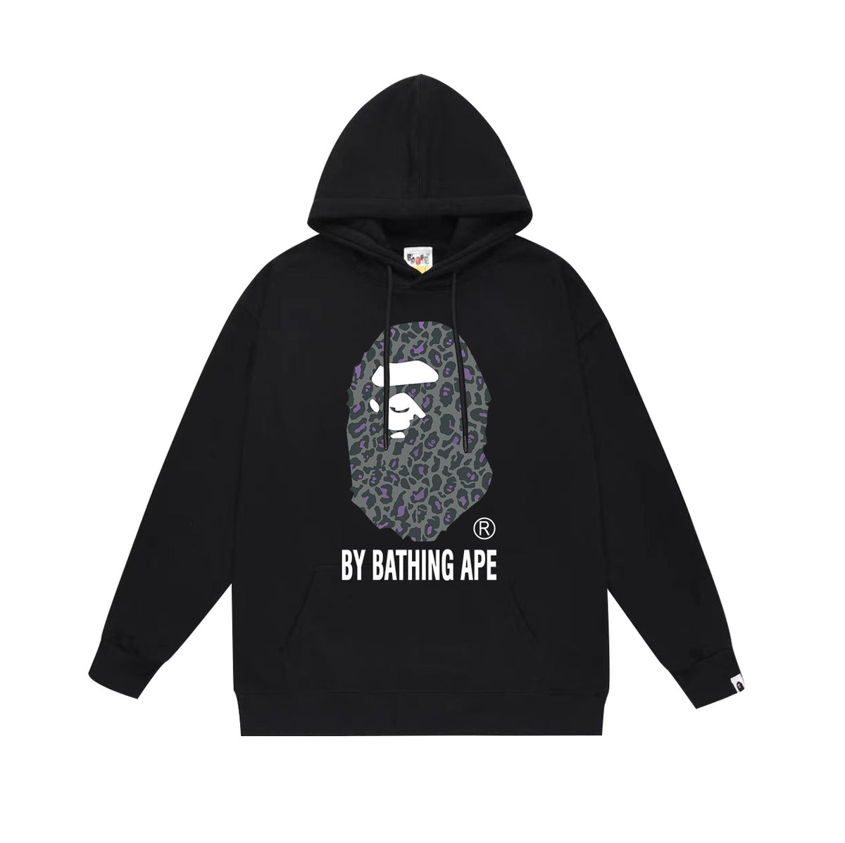BAPE By Bathing Ape Leopard APE Head Pullover Hoodie