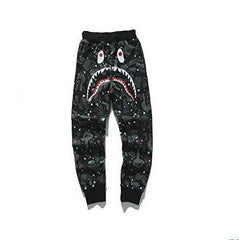 BAPE Shark Head Pants 3D Printed Casual Loose Men's and Women's Sports Casual Sanitary Pants Order Light Mature Casual Mid Waist (18)