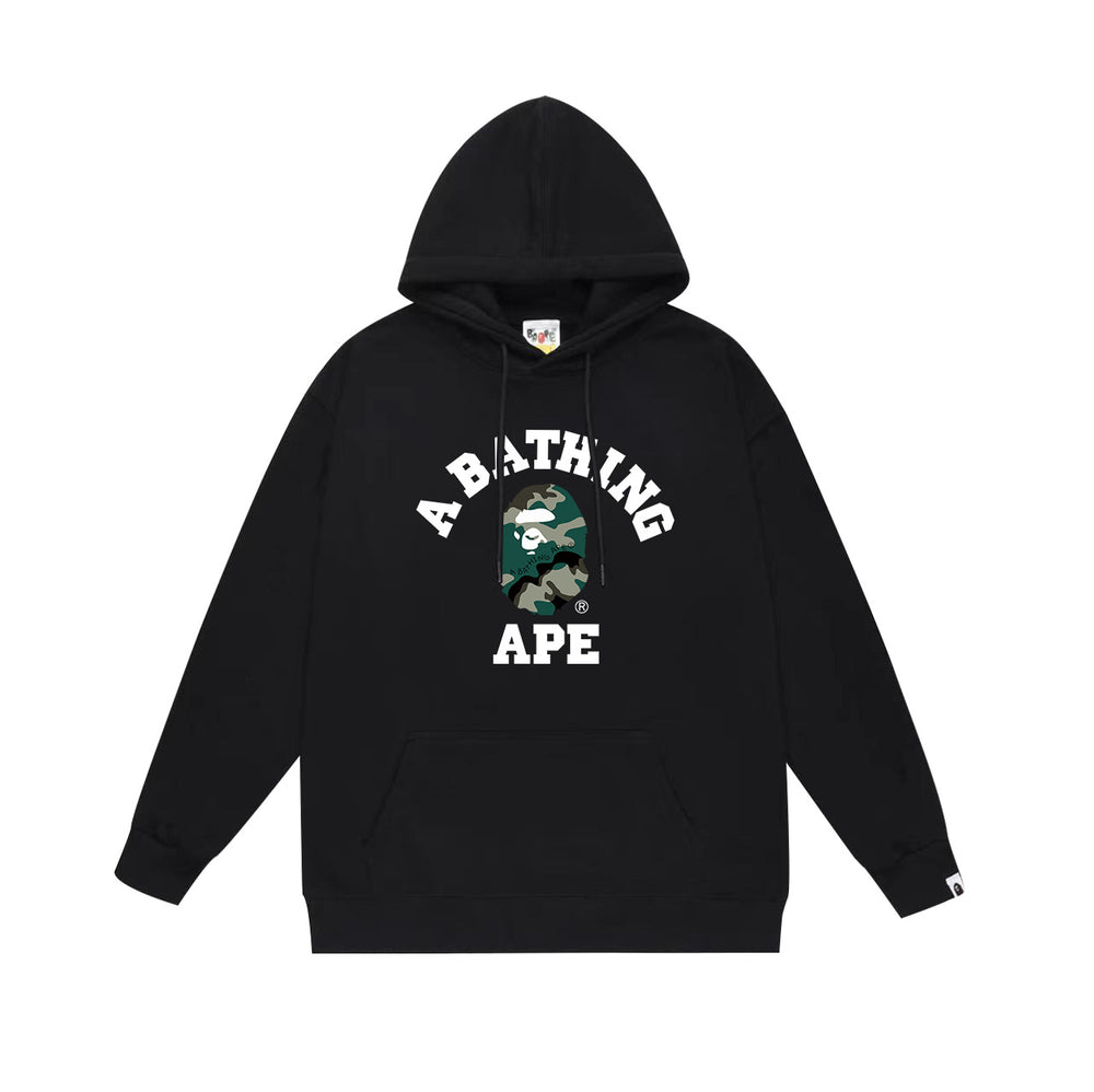 BAPE Blue Camo APE Head Pullover Hoodie