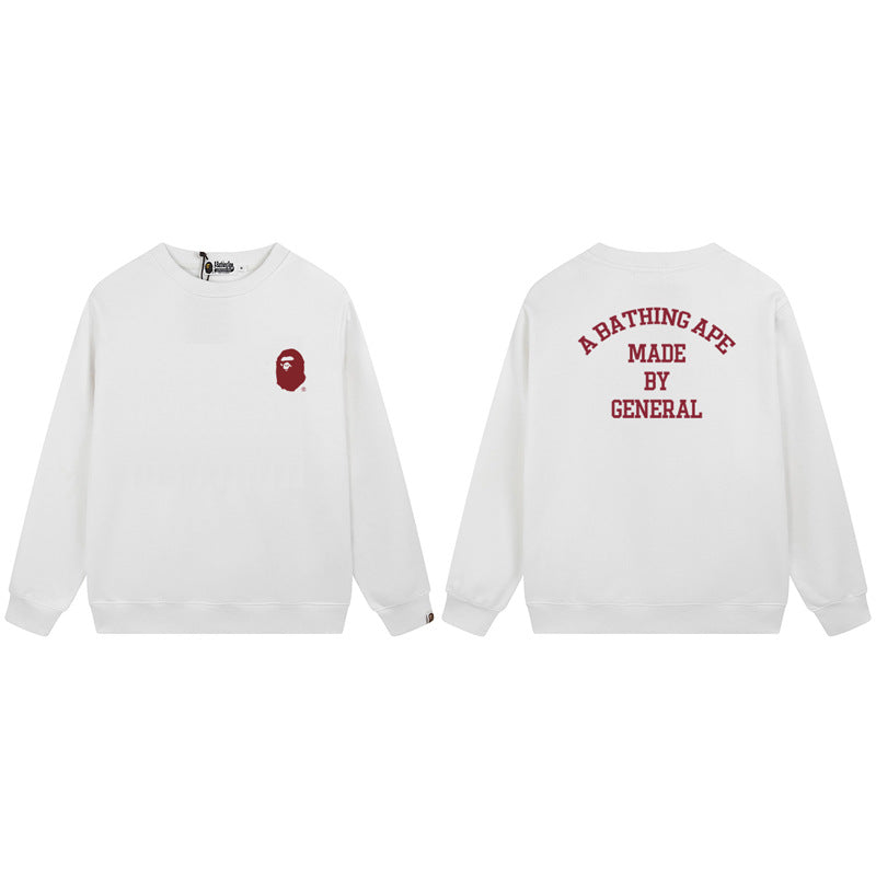 BAPE "Made By General" Logo Crewneck Sweatshirt