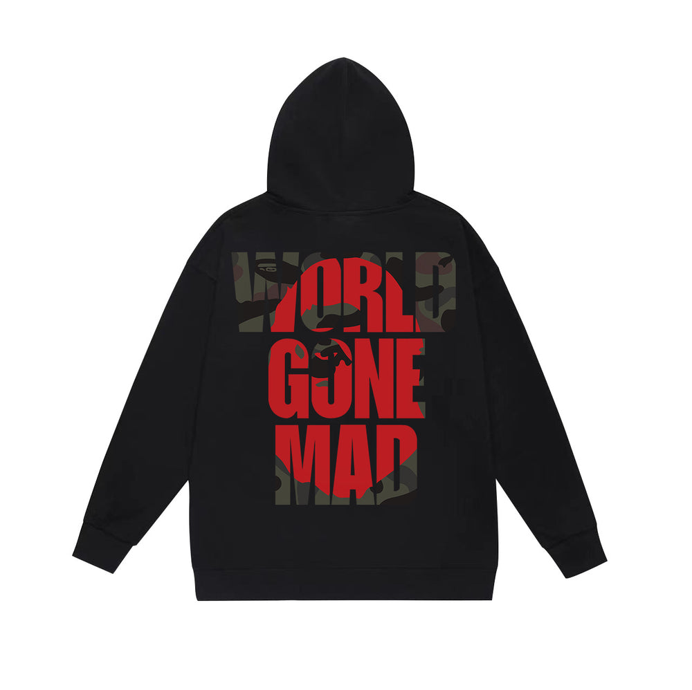 BAPE World Gone Mad APE Head Pullover Hoodie