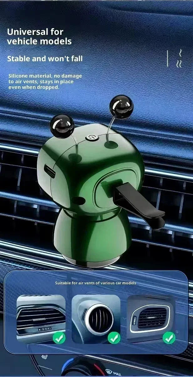 AutoTech Robot Car Aromatherapy Diffuser - Smart Air Freshener LED