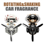 Rotating Propeller Pilot Plane Car Air Freshener