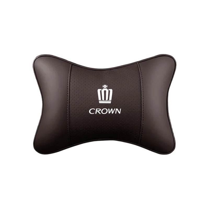 Toyota Crown Leather Car Neck Pillow