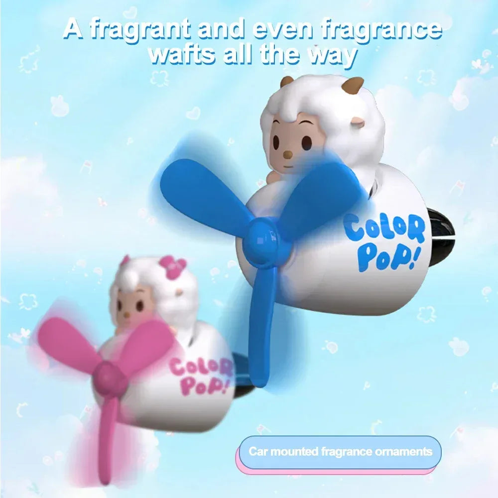 AutoPro DIY Perfume Pilot Bear Vent Clip Car Air Freshener Diffuser