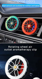 Rotatable Wheel Hub Car Air Freshener Vent Clip