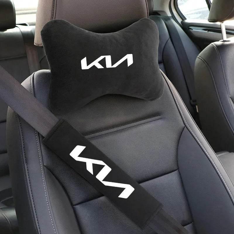 KIA Neck Pillow and Seat Belt Pad