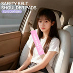 Hello Kitty Seatbelt Shoulder Pad - Soft Cartoon Car Safety Cover