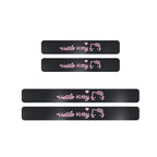 Hello Kitty Leather Car Door Sill Protector Anti-Scratch Stickers
