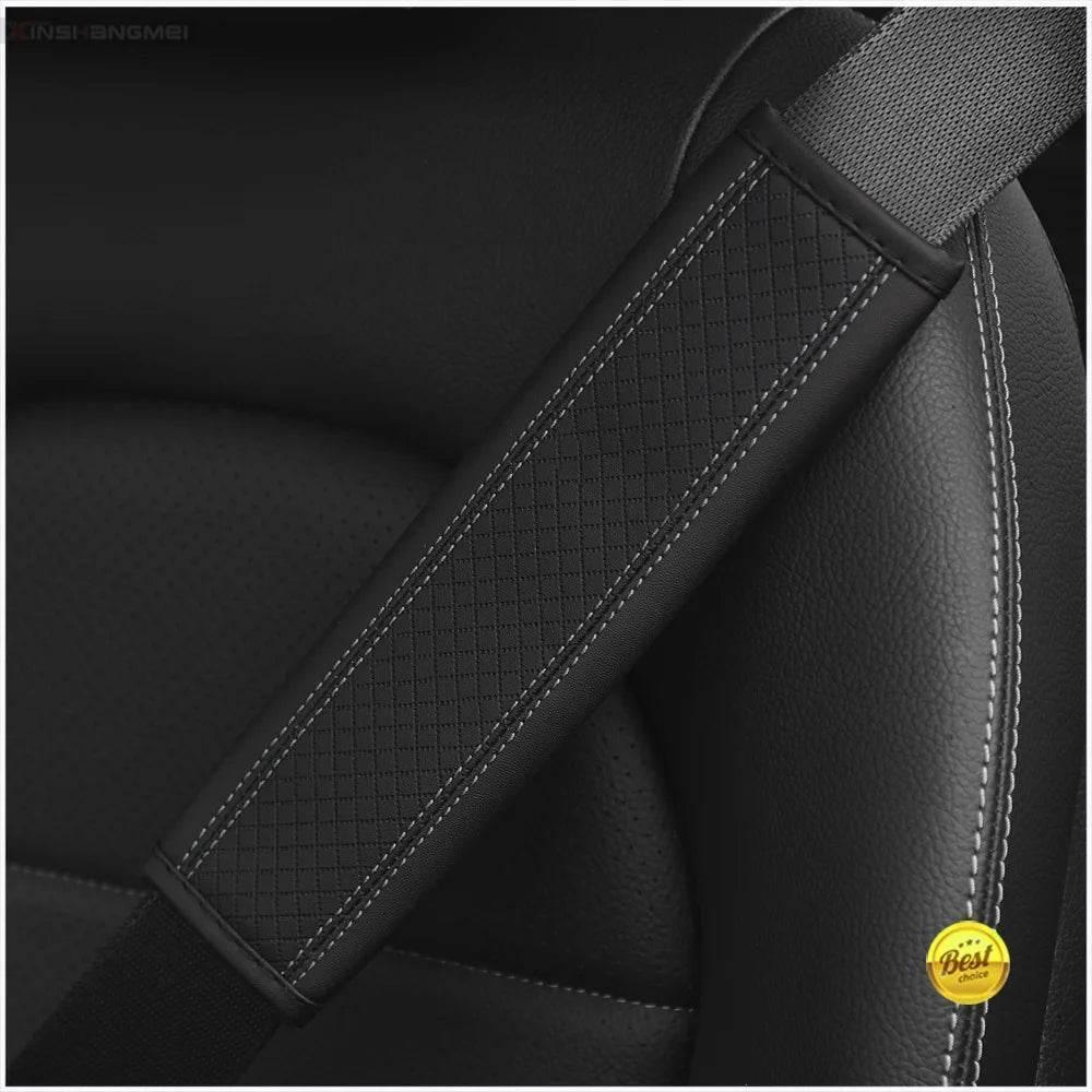Leather Seat Belt Shoulder Pads