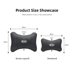 KIA Car Headrest & Lumber Support Pillow