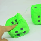 Fuzzy Dice Car Mirror Hanging Decoration