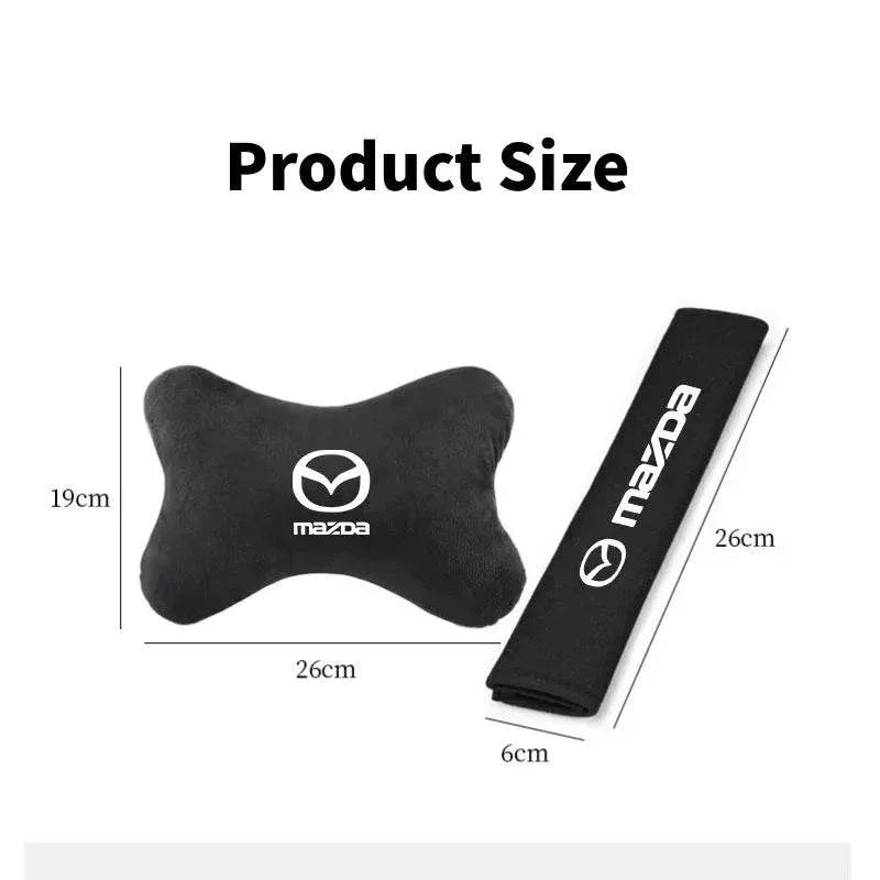 Mazda Neck Pillow and Seat Belt Pad