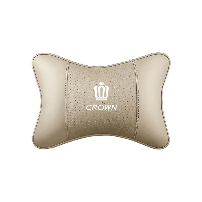 Toyota Crown Leather Car Neck Pillow