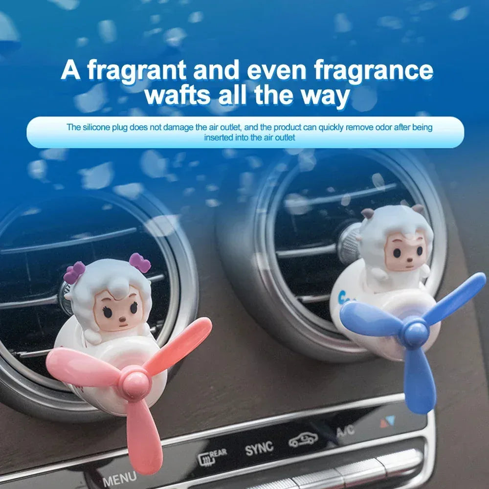 AutoPro DIY Perfume Pilot Bear Vent Clip Car Air Freshener Diffuser