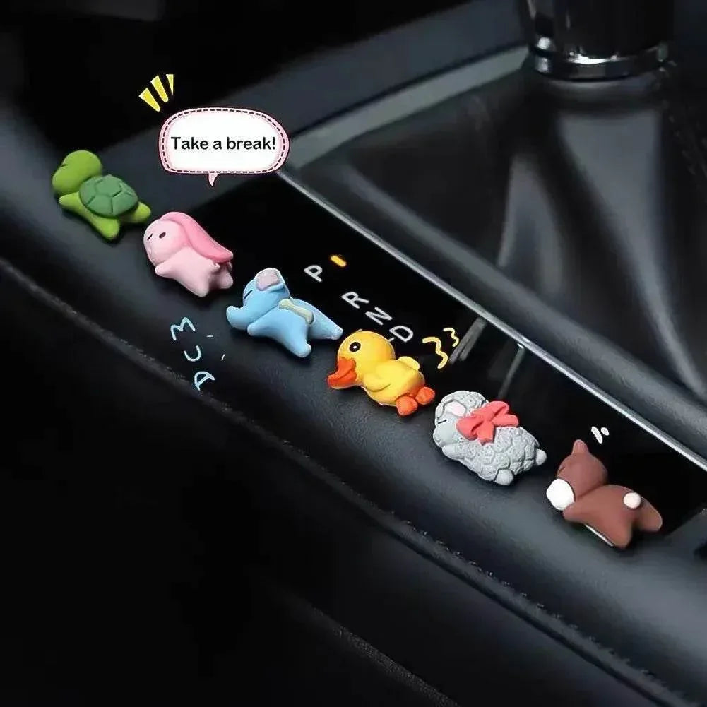 Cute Little Pendants Car Dashboard - 6 pcs