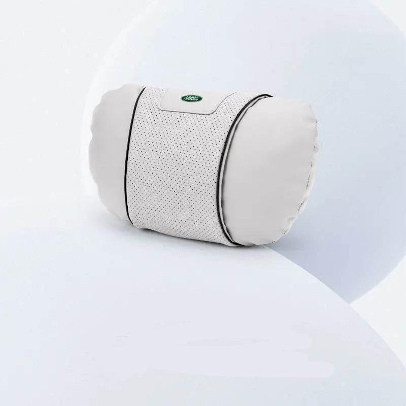 Land Rover Leather Car Neck Pillow & Lumbar Support