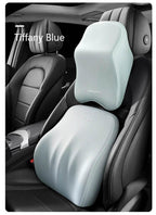 Ergonomic Memory Foam Car Neck & Lumbar Support Pillow Cushion Set