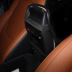 Diamond Crown Leather Car Armrest Cushion Universal Console Cover