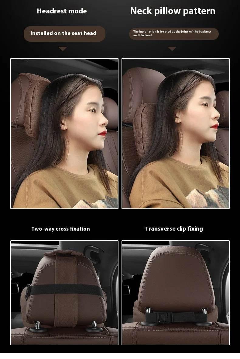 Mercedes Benz Neck Pillow & Lumbar Support Cushion