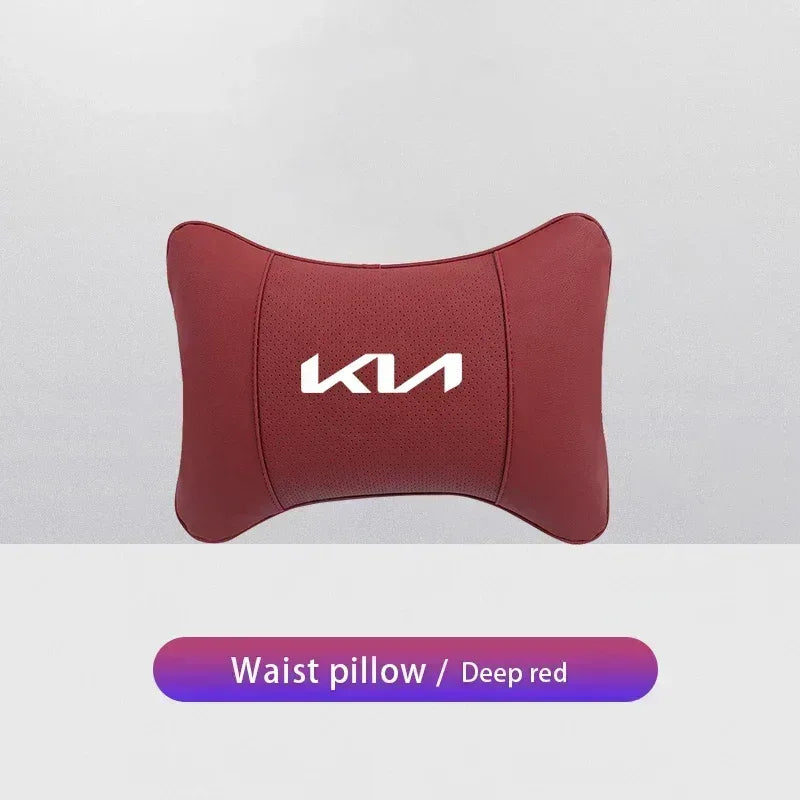 KIA Car Headrest & Lumber Support Pillow
