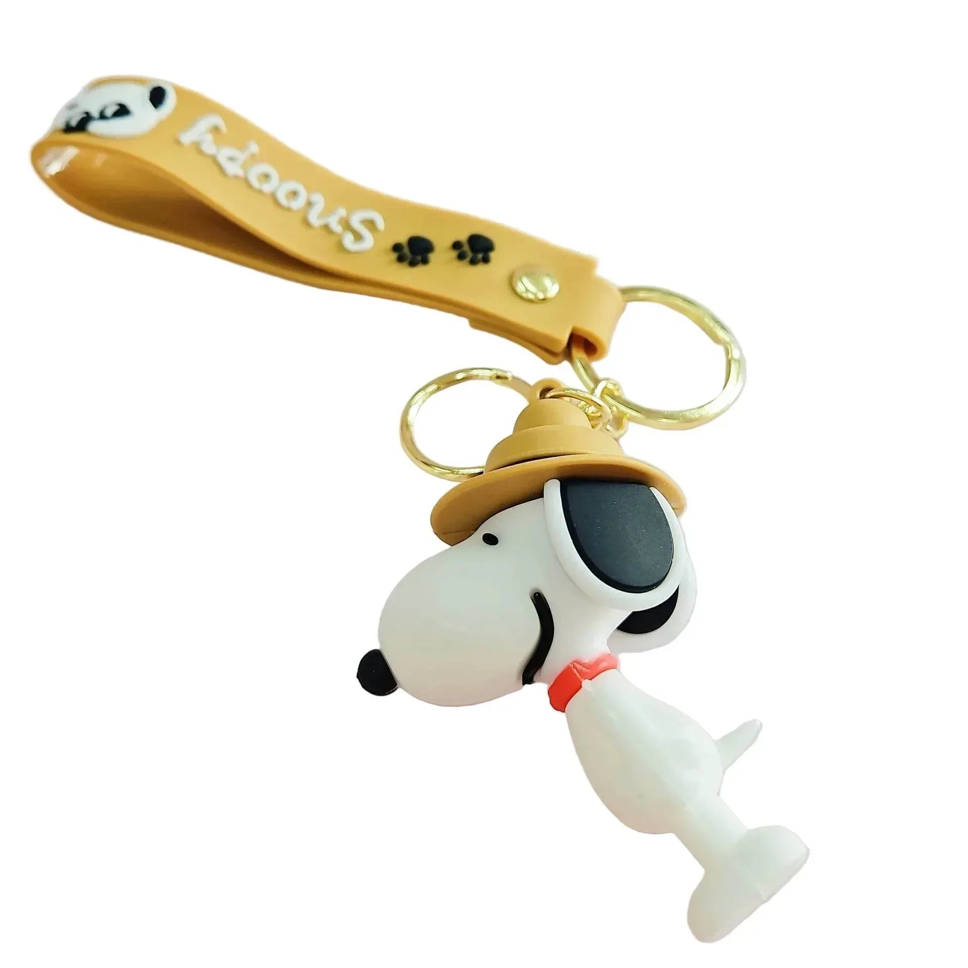 Snoopy & Charlie Keychain – Cute Bag Pendant & Car Key Ring