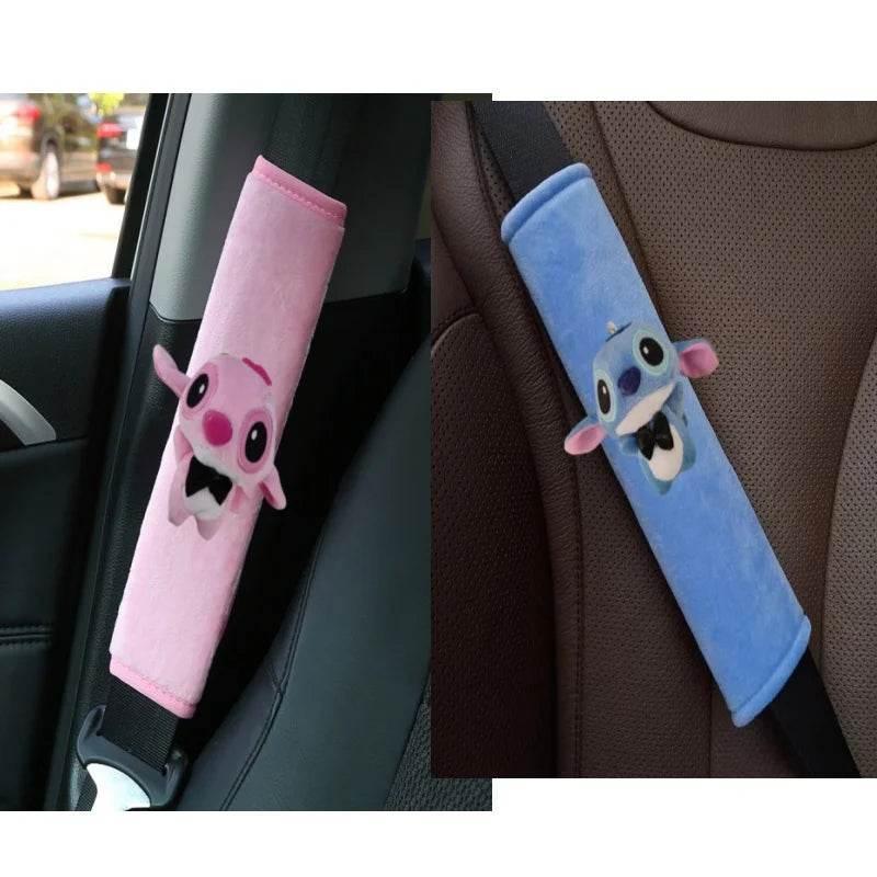 Disney Stitch & Angel Kawaii Seat Belt Shoulder Cover