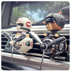 Rotating Propeller Pilot Plane Car Air Freshener