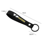 Snoopy Silicone Car Keychain - Cute Cartoon Key Ring Holder Strap