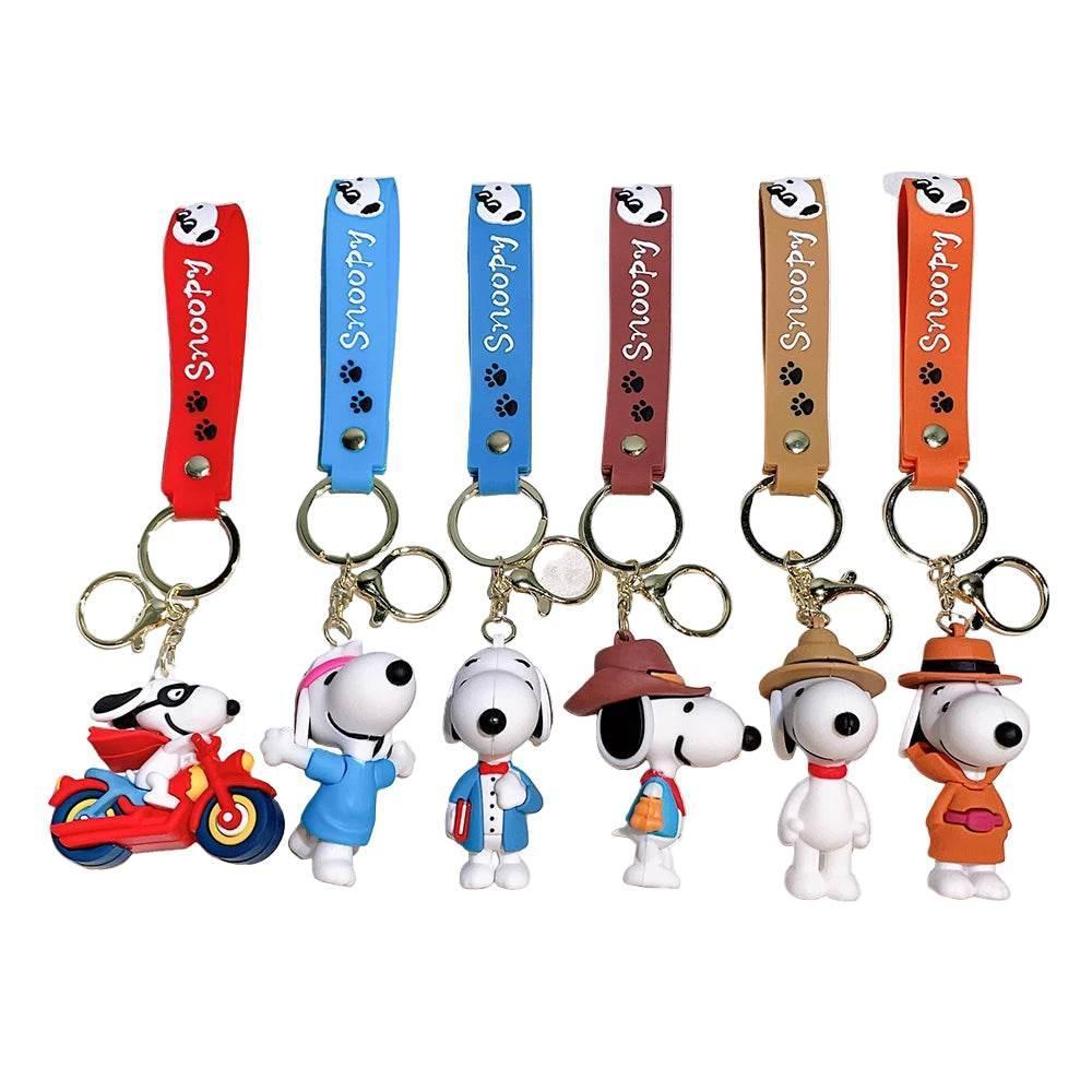 Snoopy & Charlie Keychain – Cute Bag Pendant & Car Key Ring