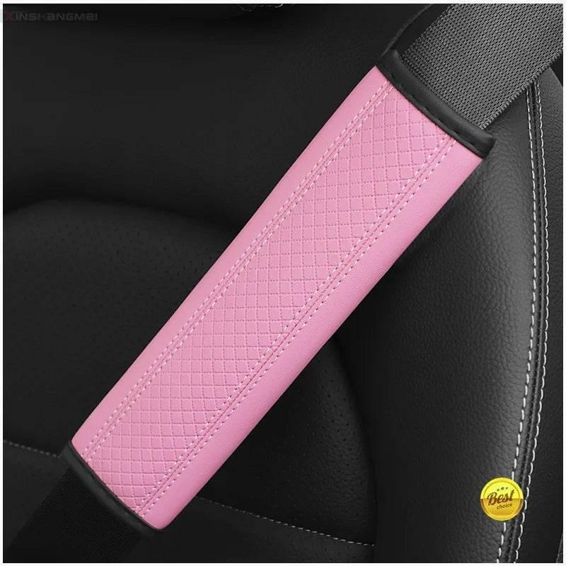 Leather Seat Belt Shoulder Pads