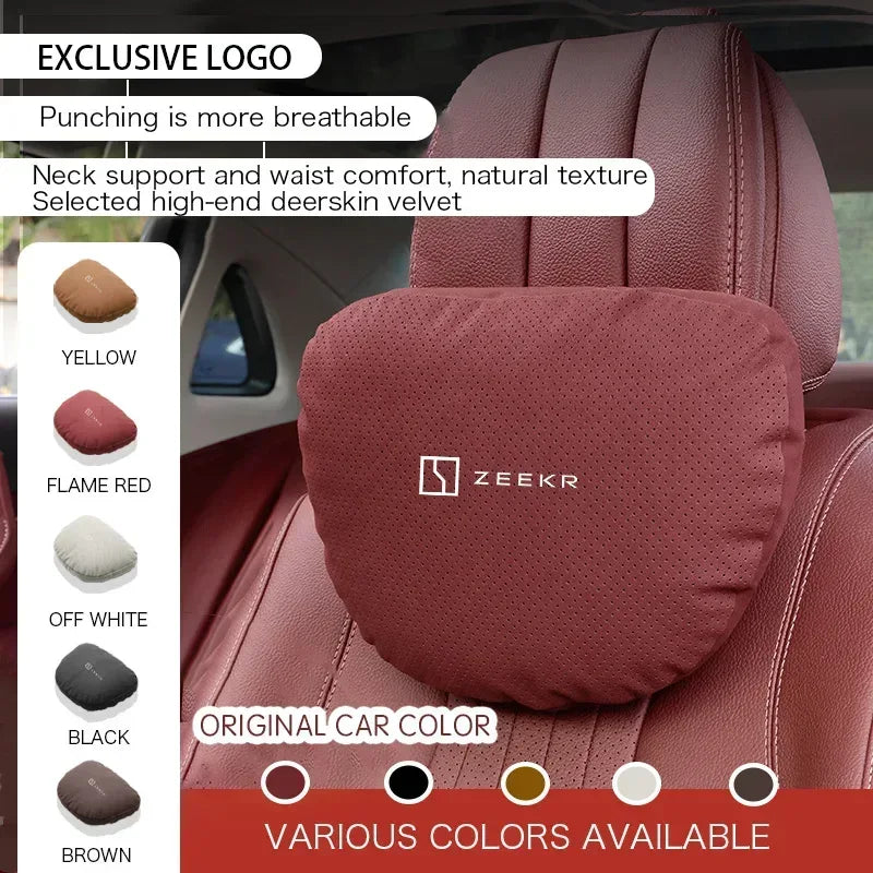 Zeekr Car Headrest & Lumbar Support Pillow