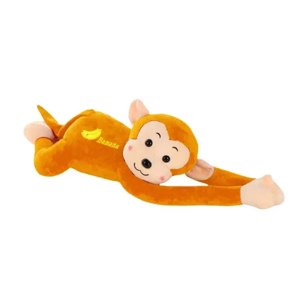 Long Arm Gibbon Monkey Plush Car Pendant – Hanging Stuffed Animal Accessory with Quick Release