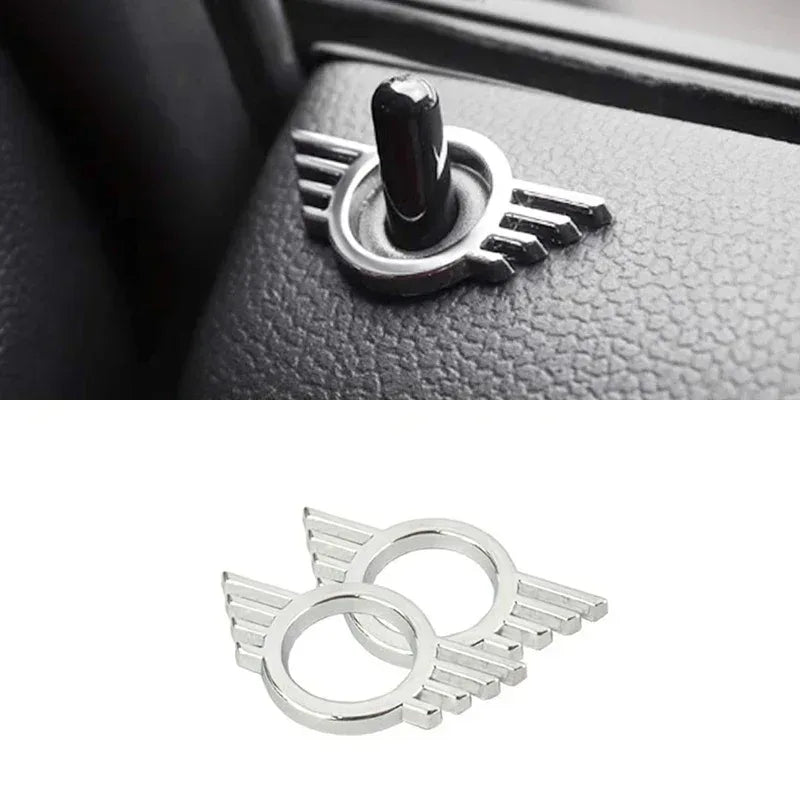 MINI Cooper Door Lock Button Decoration Sticker