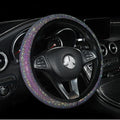 38cm Rhinestone Steering Wheel Cover O-Type Diamond Bling M Size