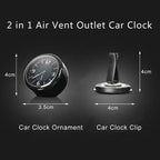 GR Sport Mini Car Clock Air Vent Dashboard Sticker