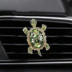 Crystal Turtle Car Air Vent Decoration - Shiny Interior Accessory