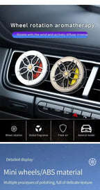 Rotatable Wheel Hub Car Air Freshener Vent Clip