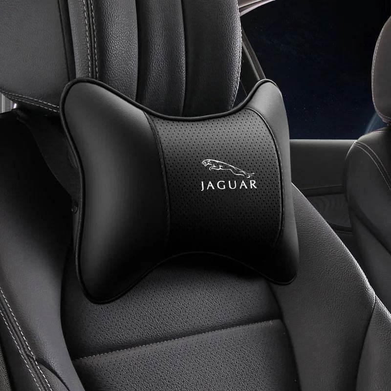 Jaguar Leather Neck Pillow