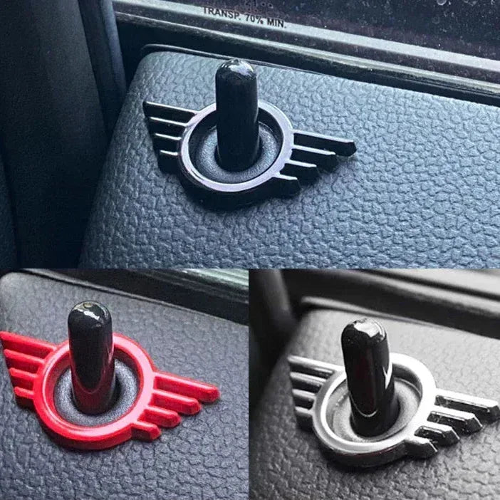 MINI Cooper Door Lock Button Decoration Sticker