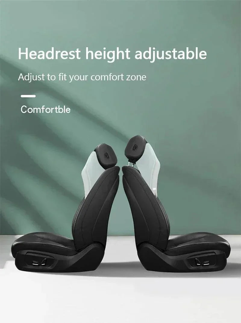 Ergonomic Memory Foam Car Neck & Lumbar Support Pillow Cushion Set